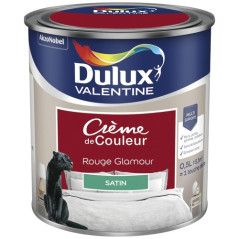 DULUX VALENTINE VALENTINE CREME COUL.SAT.0.5L ROUGE GL DULUX VALENTINE - 5581877