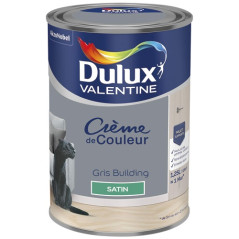 DULUX VALENTINE VALENTINE CREME COUL.SAT.1.25L GRIS BU DULUX VALENTINE - 5582003