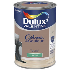 DULUX VALENTINE VALENTINE CREME COUL.SAT.1.25L TAUPE DULUX VALENTINE - 5582026