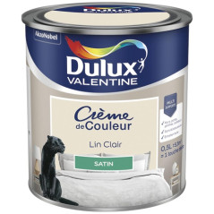 DULUX VALENTINE VALENTINE CREME COUL.SAT.0.5L LIN CLAI DULUX VALENTINE - 5581858