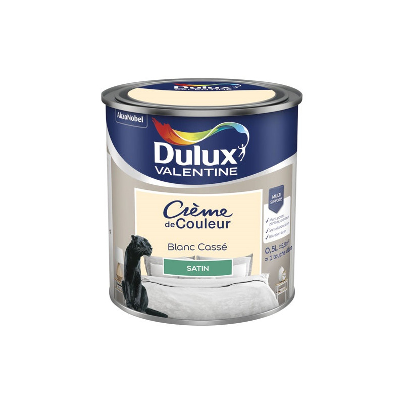 VALENTINE CREME COUL.SAT.0.5L BLC CASS DULUX VALENTINE - 5581816