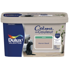 DULUX VALENTINE VALENTINE CREME COUL.SAT. 2.5L MARRON DULUX VALENTINE - 5582112