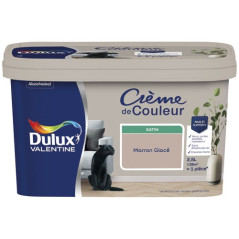 DULUX VALENTINE VALENTINE CREME COUL.SAT. 2.5L MARRON DULUX VALENTINE - 5582112