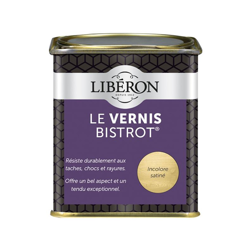 LIBERON VERNIS BISTROT SATIN INCOLORE25 CL LIBERON - 003578