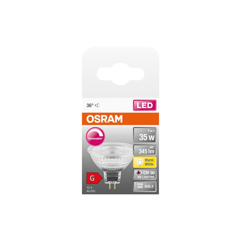 LED DICHDRO MR16 DIM 5W GU5.3 CHD BT1 OSRAM - 4058075796713