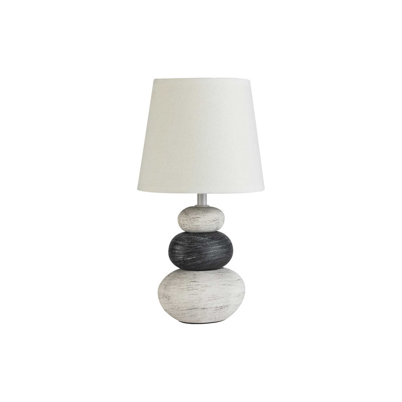 LAMPE ANYA BLANC/GRIS D16 H30 MATHIAS - 3414208