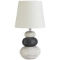 LAMPE ANYA BLANC/GRIS D16 H30 MATHIAS - 3414208