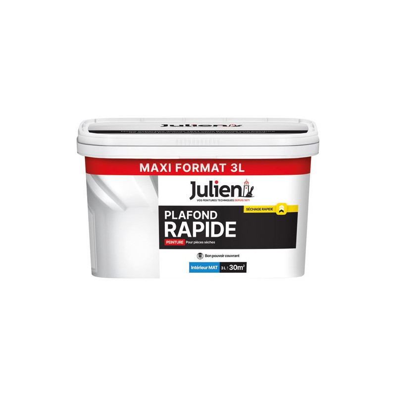 JULIEN JULIEN PLAFOND RAPIDE MAT BLANC 3L JULIEN - 5678997