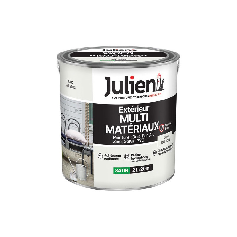 JULIEN JULIEN MULTI MATERIAUX BLANC 2L JULIEN - 5695935