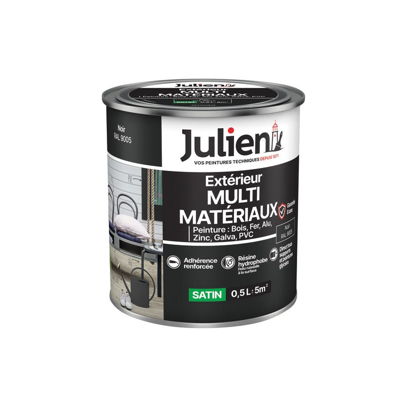 JULIEN MULTI MATERIAUX NOIR 0L5 JULIEN - 5695820