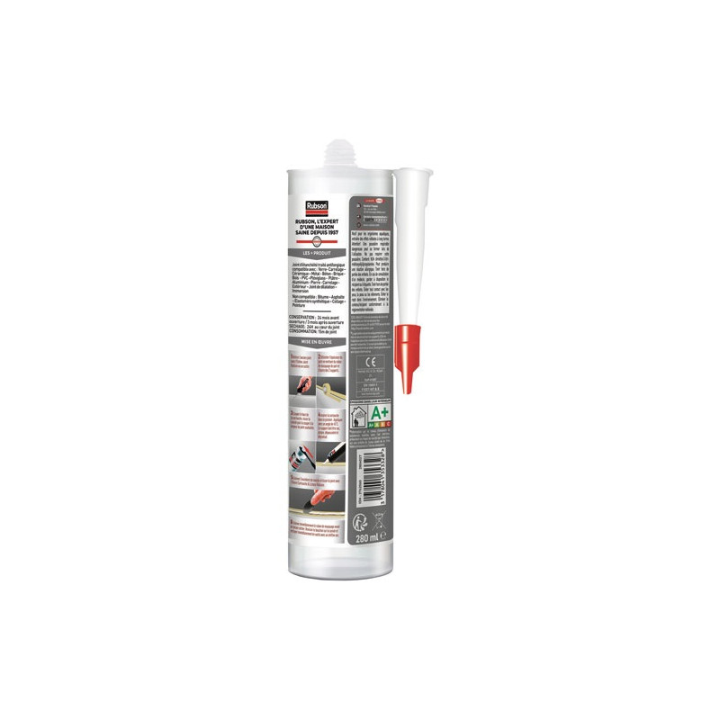 MASTIC MAISON ADHE.EXTREME BLANC 280ML RUBSON - 2762060