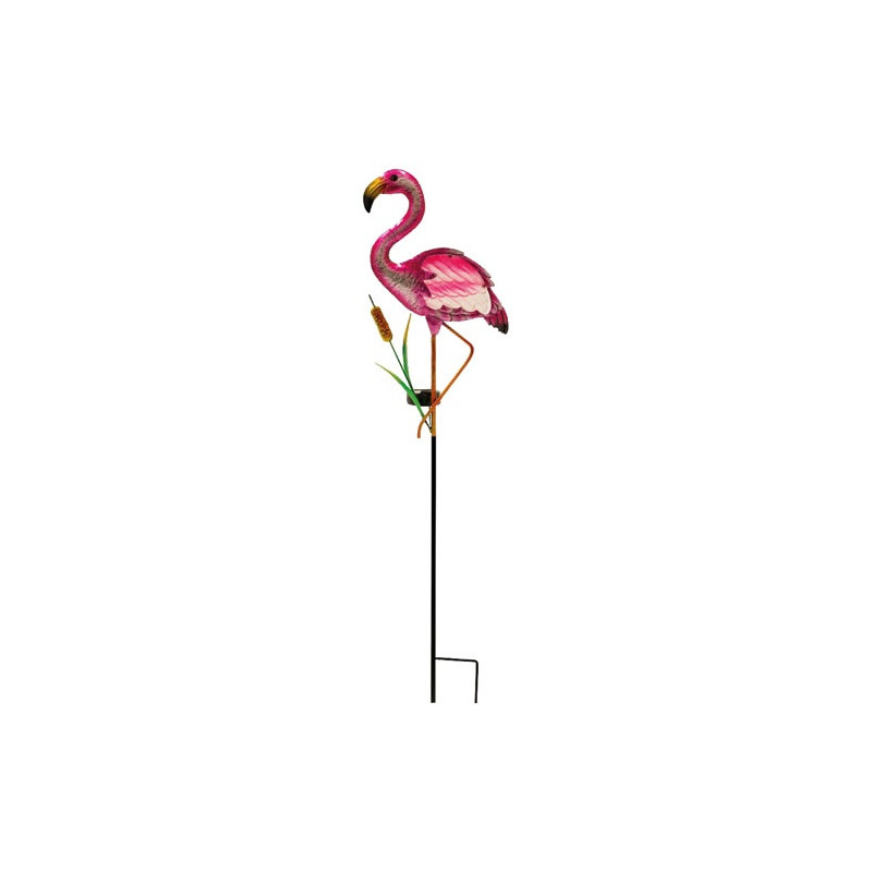 GRANDE LAMPE LED SOLAIRE FLAMANT ROSE EZSOLAR - GL1044EZ