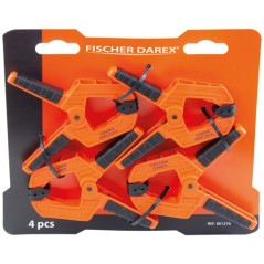 FISCHER DAREX JEU DE 4 PINCES A RESSORT 110X50MM FISCHER DAREX - 801276