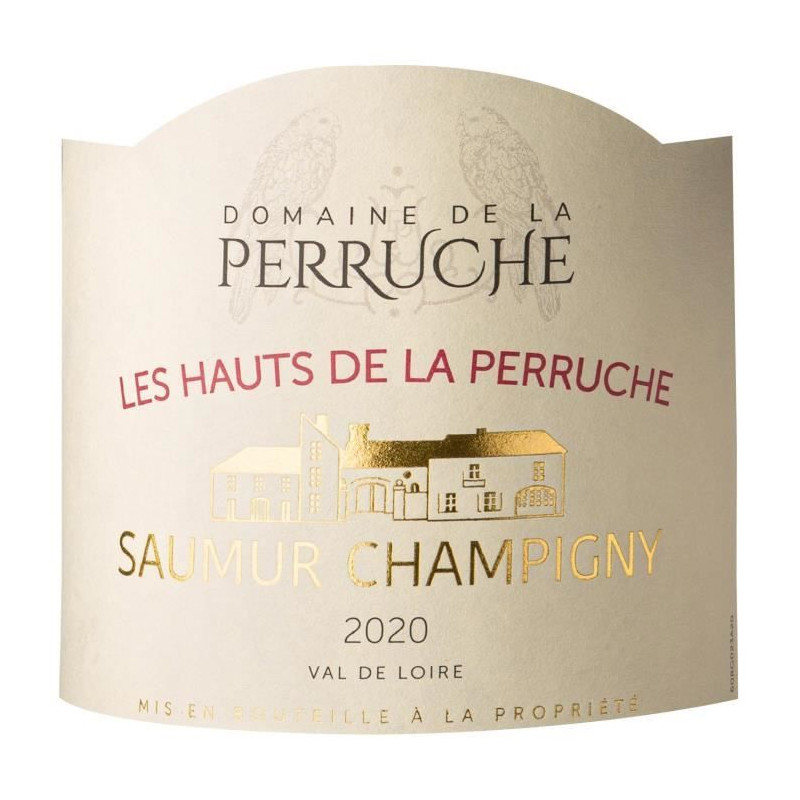 Domaine de la Perruche Les hauts de la Perruche 2020 Saumur Champigny - Vin rouge de la Val de Loire