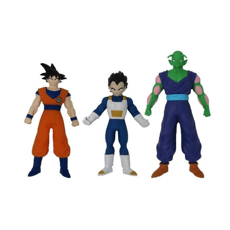 Figurine extensible DRAGON BALL - Pack de 3 - MONSTER FLEX