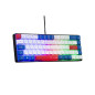 Clavier Gaming - THE G-LAB - KEYZ-HYDRO-BWR/FR - Membrane 60% 3 couleurs touches Bleu-Blanc-Rouge