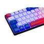 Clavier Gaming - THE G-LAB - KEYZ-HYDRO-BWR/FR - Membrane 60% 3 couleurs touches Bleu-Blanc-Rouge