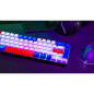 Clavier Gaming - THE G-LAB - KEYZ-HYDRO-BWR/FR - Membrane 60% 3 couleurs touches Bleu-Blanc-Rouge