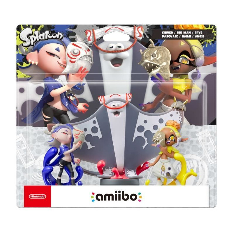 Figurine Amiibo - Pasquale, Raimi & Angie | Collection Splatoon