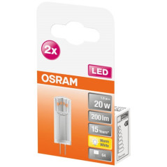 OSRAM LED CAPSULE CLAIR 1.8W G4 CHD BTE2 OSRAM - 4058075449800