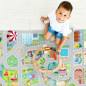 Achoka - Play mat City traffic, 100x150cm 30638