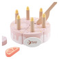 Classic World Wooden Birthday Cake with Candles, 16 pcs. 50565