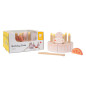 Classic World Wooden Birthday Cake with Candles, 16 pcs. 50565