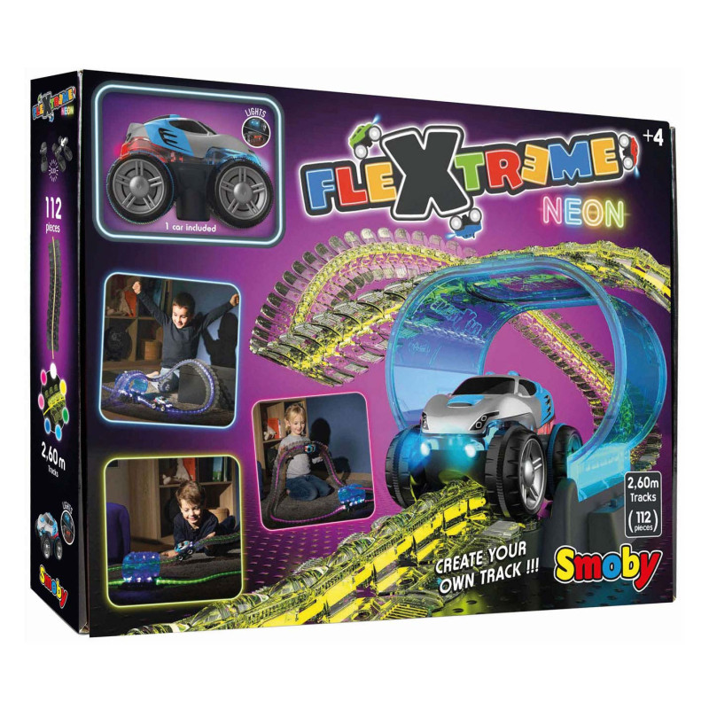 Smoby Flextreme Neon Set, 112 pcs. 180917