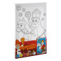 Grafix - Sinterklaas Canvas Painting By Numbers 830024