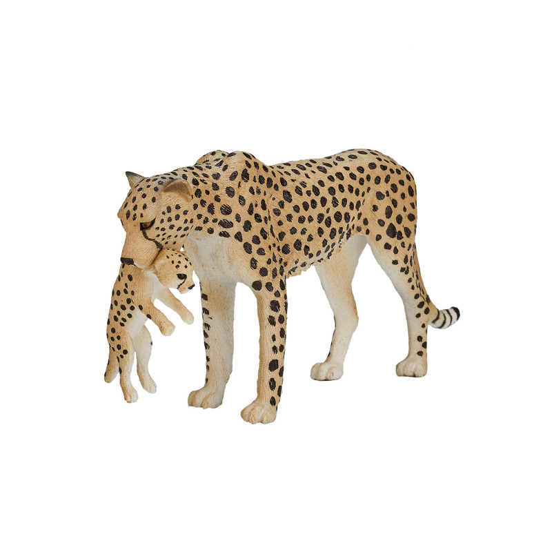 Mojo Wildlife Cheetah Female with Cub - 387167 387167