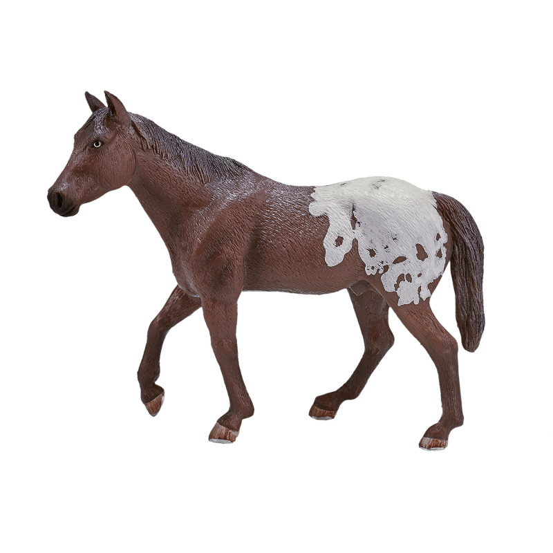 Figurine étalon Appaloosa châtain Mojo 387150