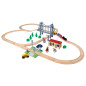 Eichhorn Train Track with Bridge Playset, 55dlg. 100006204