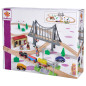 Eichhorn Train Track with Bridge Playset, 55dlg. 100006204