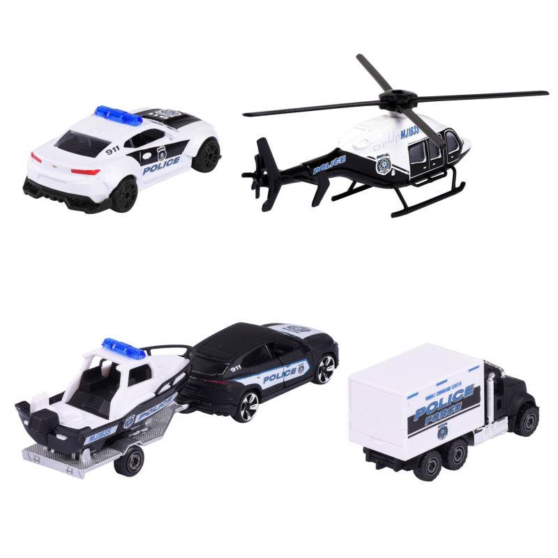 Majorette Police Force Cars Giftpack, 4pcs. 212053188