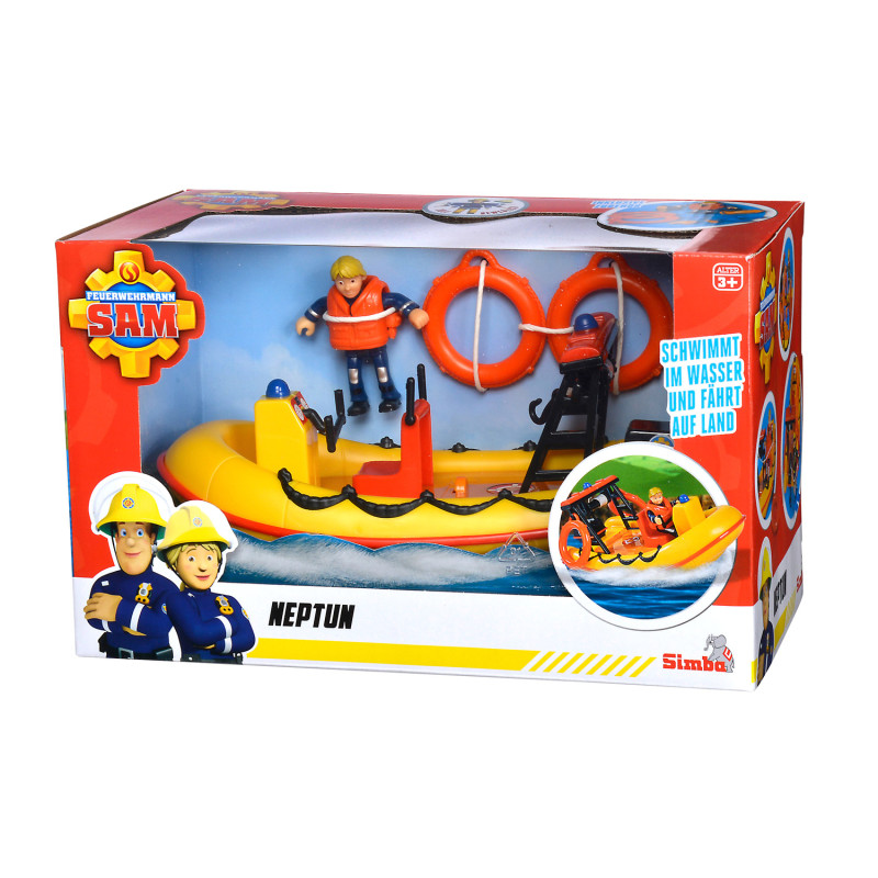 Simba - Fireman Sam Neptune Lifeboat with Figure 109252571