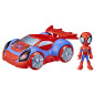 Hasbro - Marvel Spidey and His Amazing Friends Glow Tech Web-Crawler F42525L00