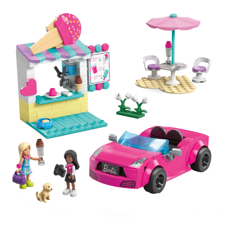 Mattel - Barbie mega stand de glaces à construire 226 pièces HPN78