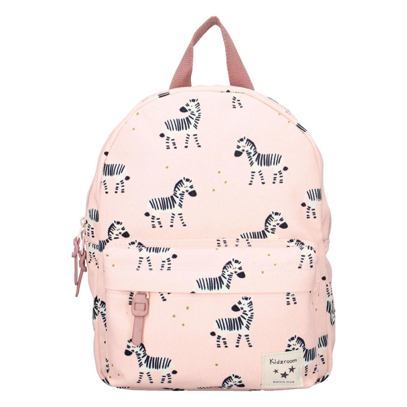 VADOBAG Kidzroom Sac à dos enfant Zèbres rose 030-3277