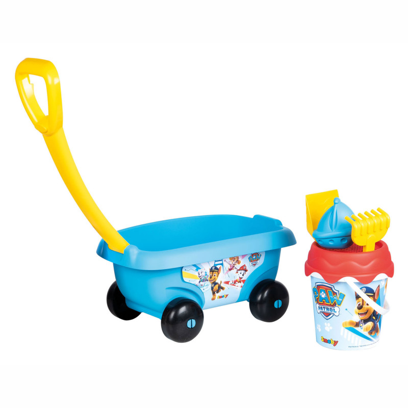 Smoby Beach set with wagon PAW Patrol, 5 pcs. 867013