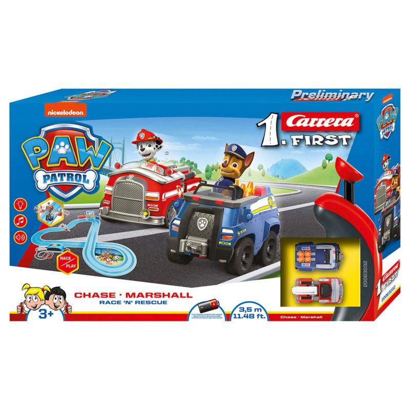 Carrera First Racetrack - PAW Patrol 'Race & Rescue' 20063032