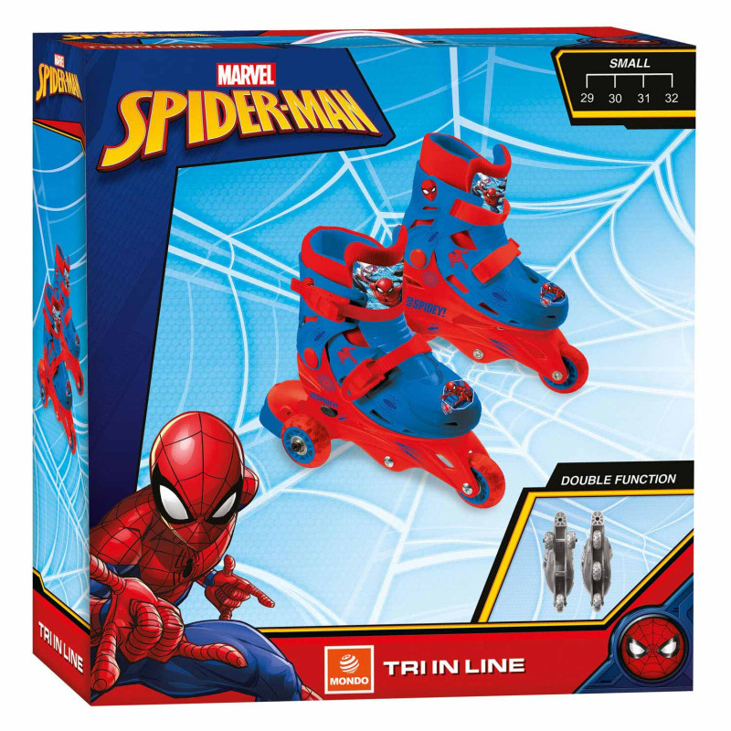 Mondo - Spiderman Roller Skates, size 29-32 28631