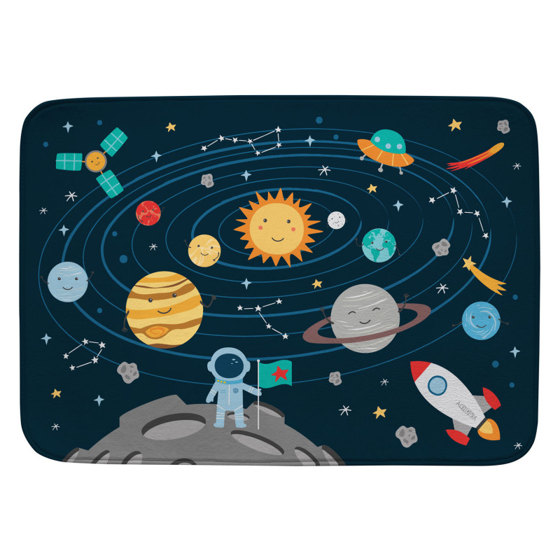 Achoka - Playmat Solar System, 100x150cm print 1293A