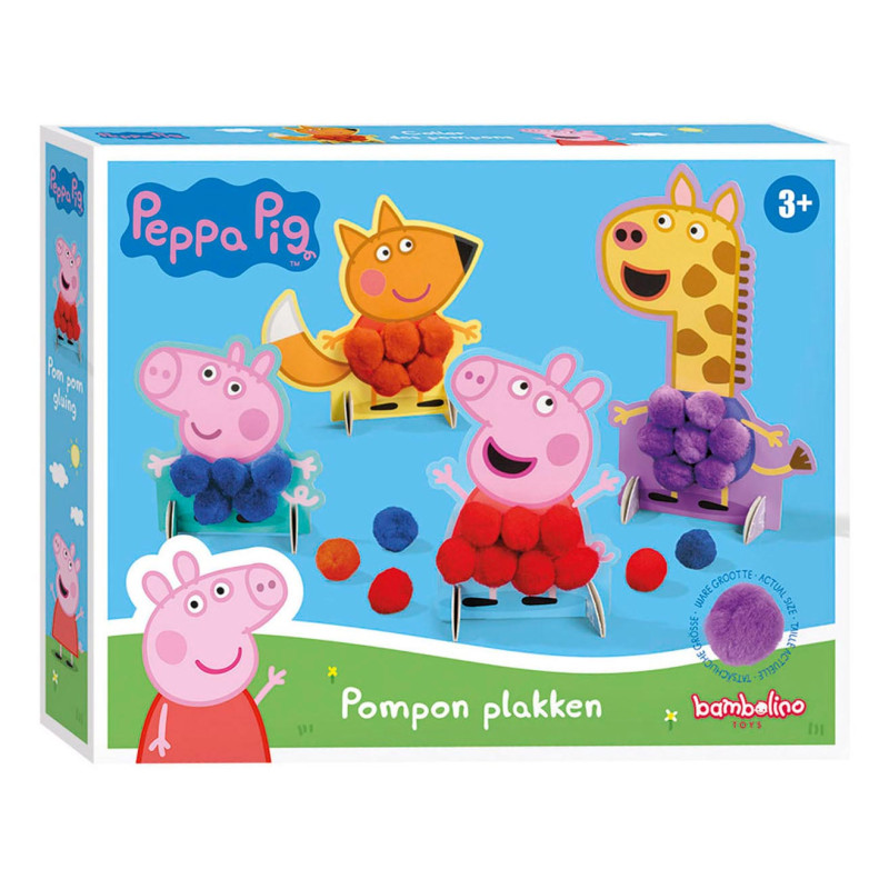 Bambolino Toys - Peppa Pig Pompom Paste 360174