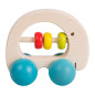 Classic World Wooden Rattle Elephant with Wheels 3052