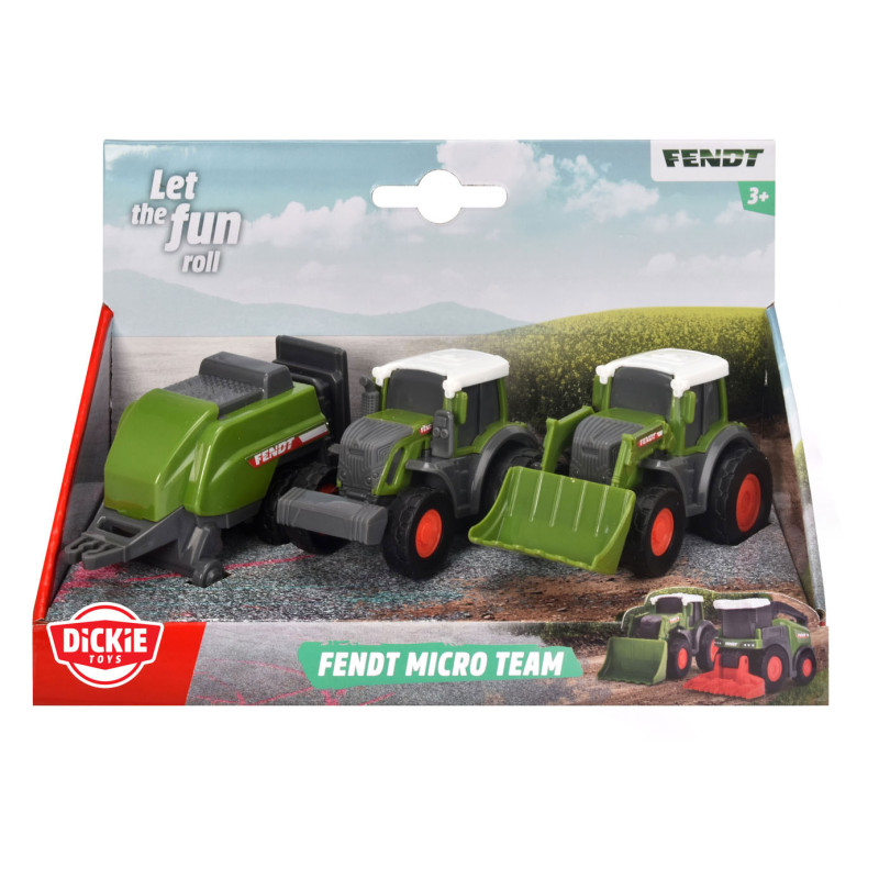 Dickie - Fendt Micro Team Agricultural Vehicles 203732001