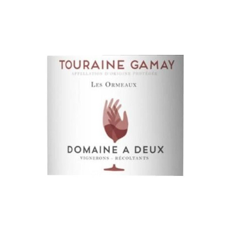 Domaine A Deux Touraine Gamay - Vin rouge de Loire