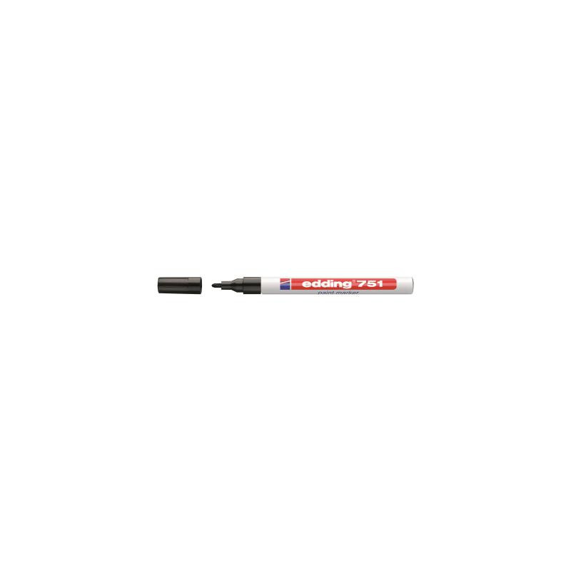 Edding 751 Paint Marker Black Schwarz (4-751001) (4751001)