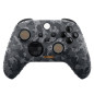 Kit Accessoire personnalisé Just For Games pour manette Xbox One Xbox Series X et S Camo Noir et Gris