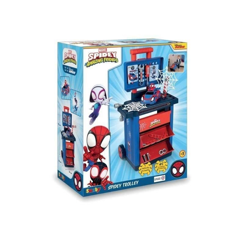 Smoby - Spidey - Chariot de Bricolage