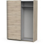 Armoire GHOST - Décor chene kronberg - 2 Portes coulissantes - L.148 x P.59,9 x H.203 cm - DEMEYERE